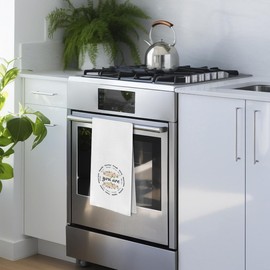 Geqtt Christian Gifts Dish Towel - Bible Verse Gifts Waffle Weave Kitchen Towels, Floral Christian Gifts for Women Hand Towels, Christian Gifts for Women Faith Tea Towels (16×24 Inches)