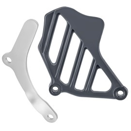 JAVIK Front Sprocket Cover & Chain Guide Fit for Honda CR250R CR500R 1984-2001, OEM# 23810-KZ3-861 23810-KZ3-860 23812-KA4-740
