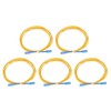 5PCS Optical Fiber Extension Cable Single Mode LSZH Sheath Fiber