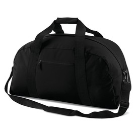 BagBase Unisex's BG022BLAC Classic Holdall Backpack, Black, Medium
