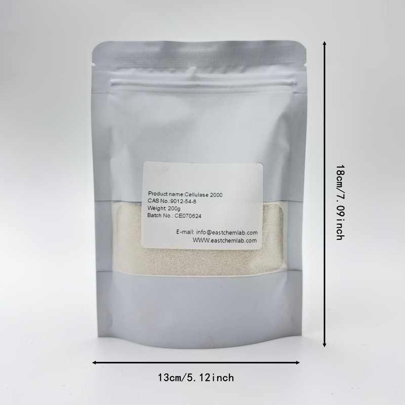 EASTCHEM Cellulase(Cellulase 2000),Cellulase Enzyme Powder,CAS NO.:9012-54-8(200g/7.05oz)