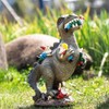 Garden Statue Dinosaur Eating Goblins Resin Art Sculpture for Outdoor