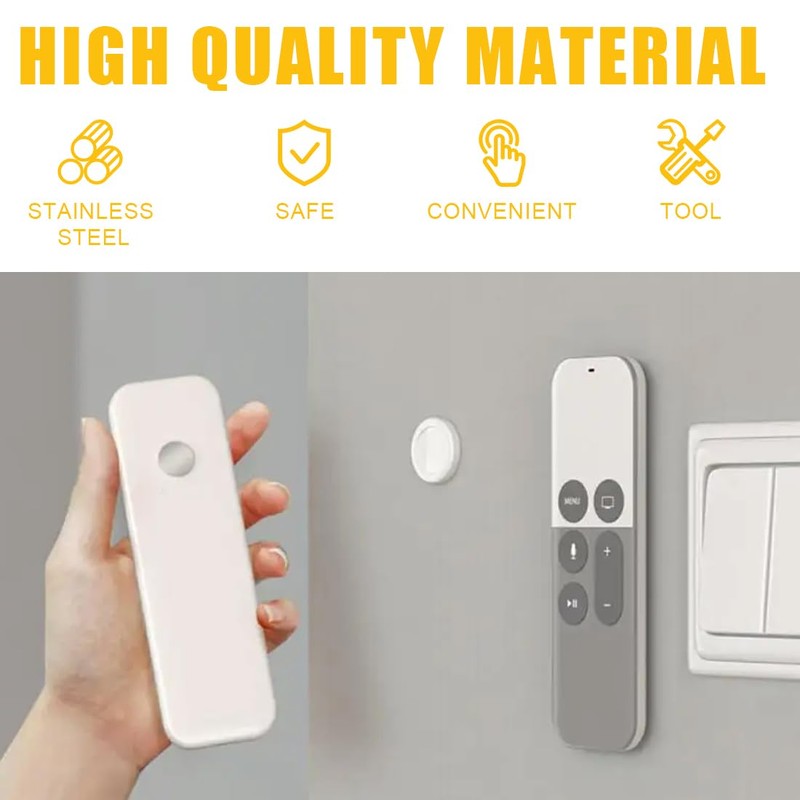 DLPRK Pack of 6 Magnetic Wall Mounts, Remote Control Holder,