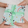 Panda Gift Wrapping Paper for Girls Boys Kid, Panda Rainbow