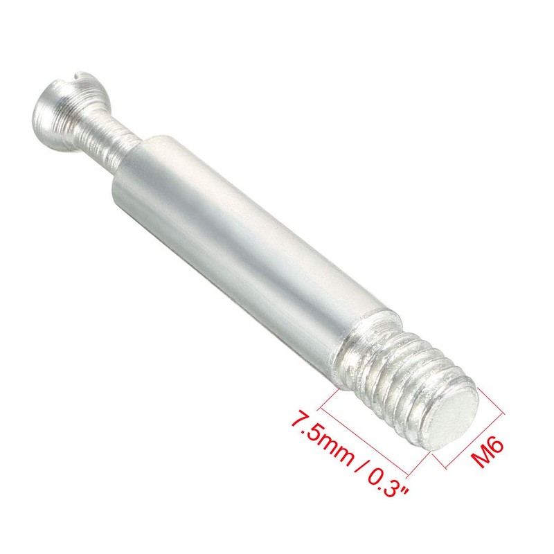 uxcell Furniture Connecting Fitting 6mm Dia Thread Bolts Dowels Screws