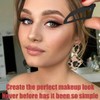 NHQZ Lidschatten Schablone, 5 Artikel Eyeshadow Applicator Tool, Wiederverwendbar Eyeshadow