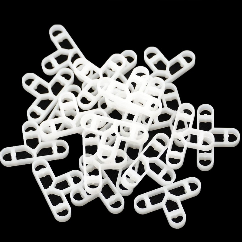 100 Pieces Tile Spacers, 10mm T Shaped Floor Tiles, Removable