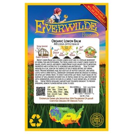 Everwilde Farms - 1000 Organic Lemon Balm Herb Seeds - Gold Vault Packet
