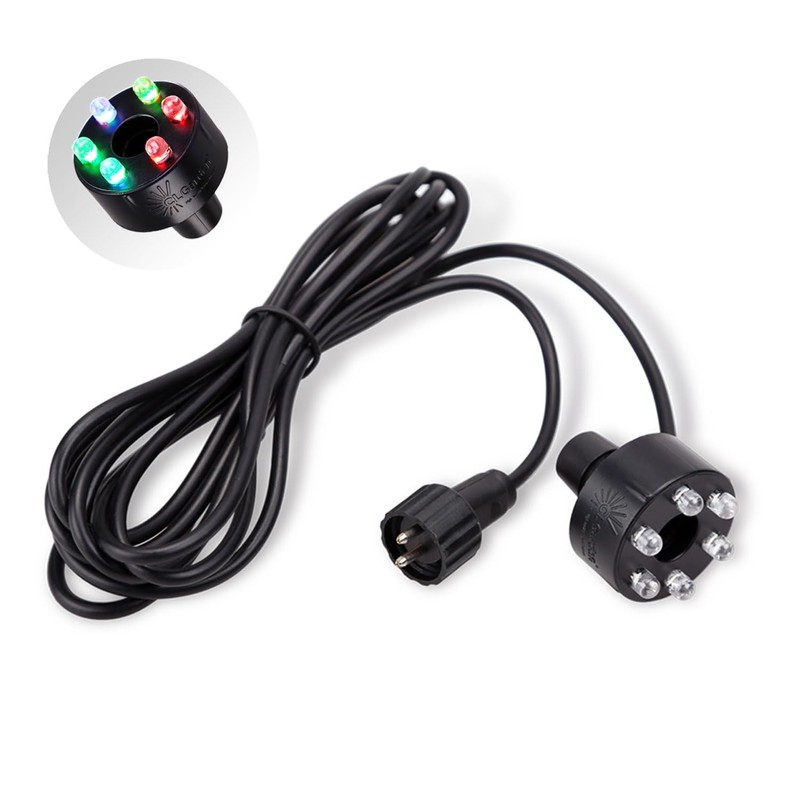 CLGarden LED Ring RGB Multicolour for Colourful Fountain Lighting Colour