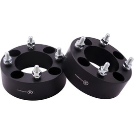 VLAOSCHI Black Forged 4x137 ATV Wheel Spacers 2 Inch with 12x1.25 Studs Compatible with Kawasaki 4 Lug for Mule 2020 2500 2510 2520 3000 4000 4010 Trans PRODX PROFX Teryx4 Teryx 750 800 - Pack of 2