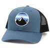 KBETHOS KBVT-242 BBLU-BLK Men's Women's Explore The Outdoors Mountains Scenery
