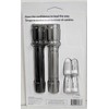 BEST BUY ESSENTIALS LED Flashlights 150 Lumens 2 Pack