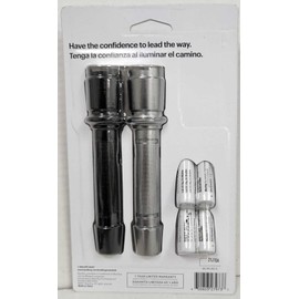 BEST BUY ESSENTIALS LED Flashlights 150 Lumens 2 Pack