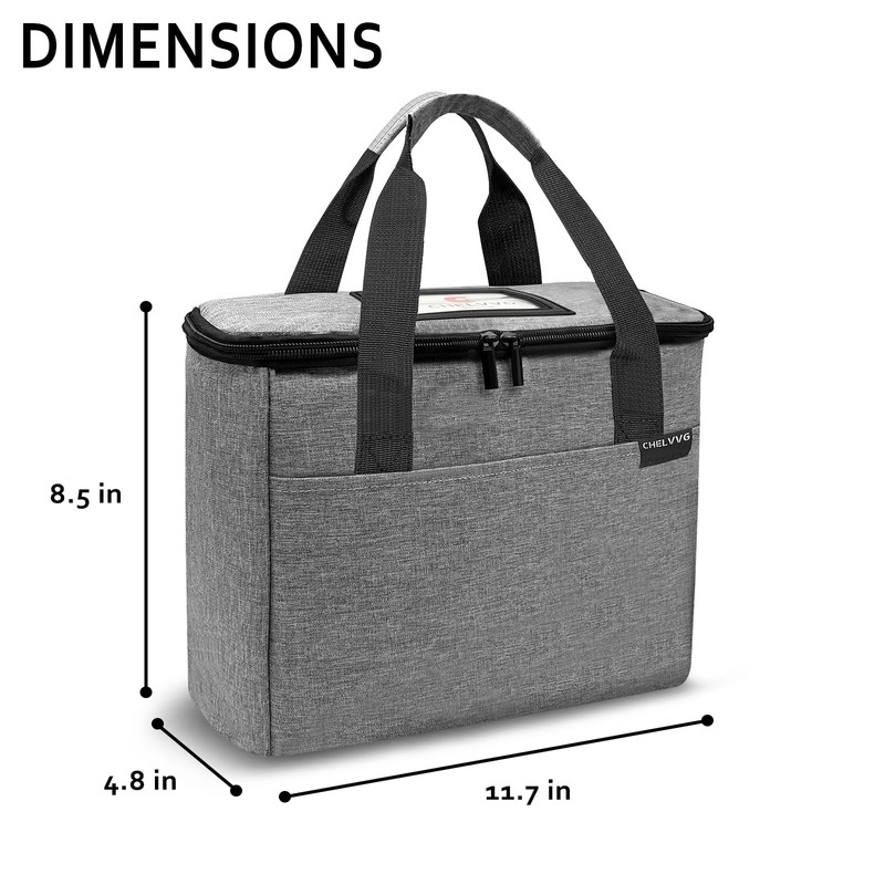 Chelvvg Reusable 3 Cups Drink Carrier for Delivery with Removable