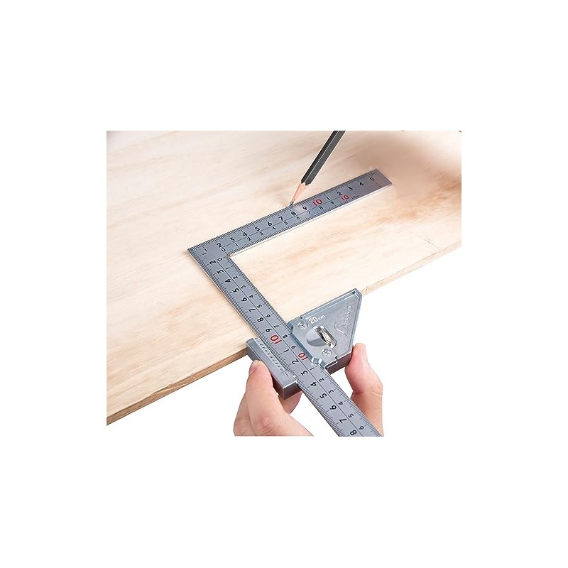Shinwa 12513 Carpenter's Square 30 x 15 cm by FAMEX