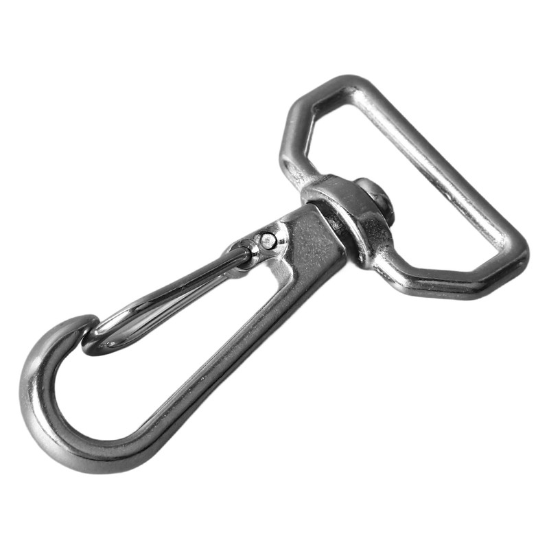 6pcs Webbing Belt Spring Hooks 316 Stainless Steel Universal D