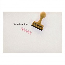 trendaffe Der Vergelehnt! Wooden Stamp