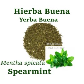 majcka4 Hierbabuena Hierba Buena Yerba Buena 4 oz Spearmint Mentha spicata 4