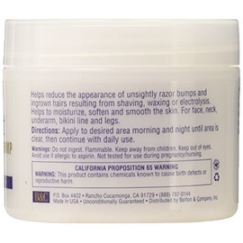 B&C Skin Tight - Crema para el cabello y la maquinilla de afeitar en crecimiento, 2 onzas