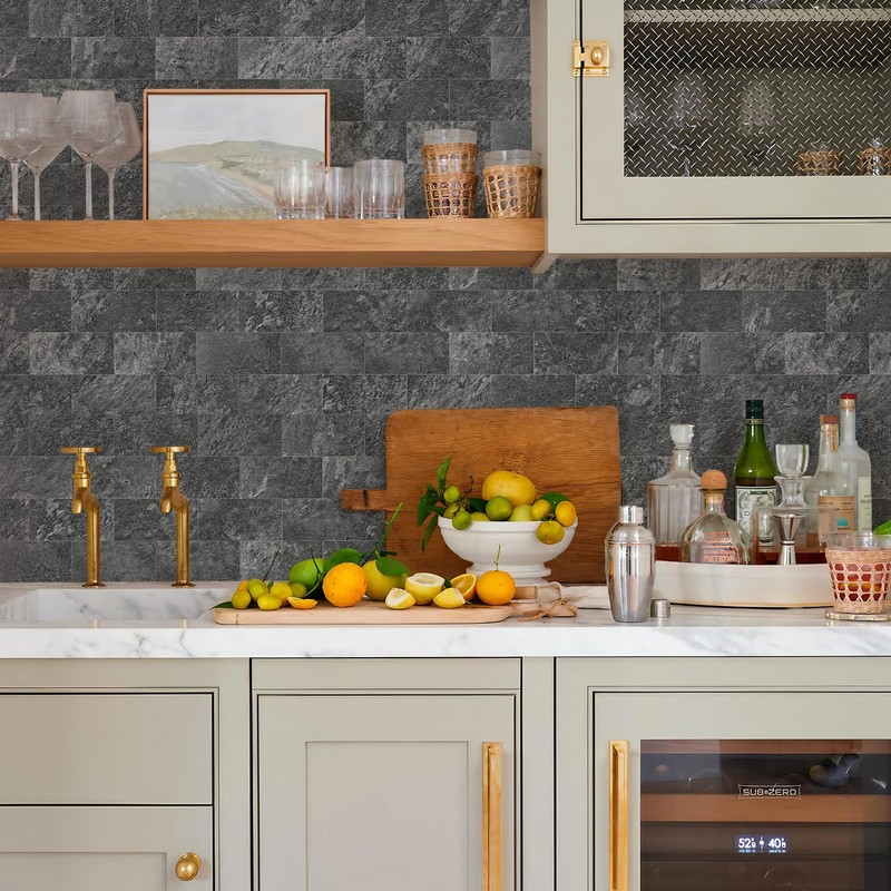 Vamos Tile 100 Pieces Peel and Stick Backsplash Tiles, 3"