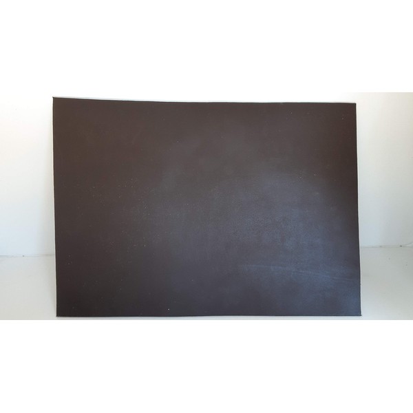 Gerberei Schachenmayr Leather 24 x 34 cm Large Leather Cut, Split Leather, Dark Brown Thick Leather, Strong, Vegetable/Vegetable Tanned, Approx. 2.8 mm Thickness