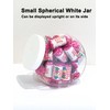 Assorted White Candy Buffet kit with 10 Plastic Sweet Jars,