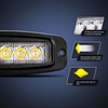 Nilight LED Pods Flush Mount 2Pcs 18W 7.3Inch Spot Offroad
