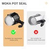 wedrink 1 Filter and 3 Silicone Gasket Seals Replacement for