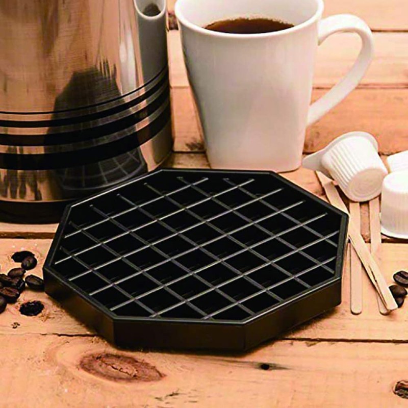 Happy Reunion Coffee Countertop Octagon Drip Tray (4" - 3