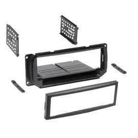 Single Din Car Stereo Radio Install Kit Made for Chrysler Dodge Jeep: 2002-2005 Ram 1500, 2003-2005 Ram 2500/3500, 2003-2006 Wrangler, 1999-2004 Grand Cherokee, 2002-2007 Liberty + More