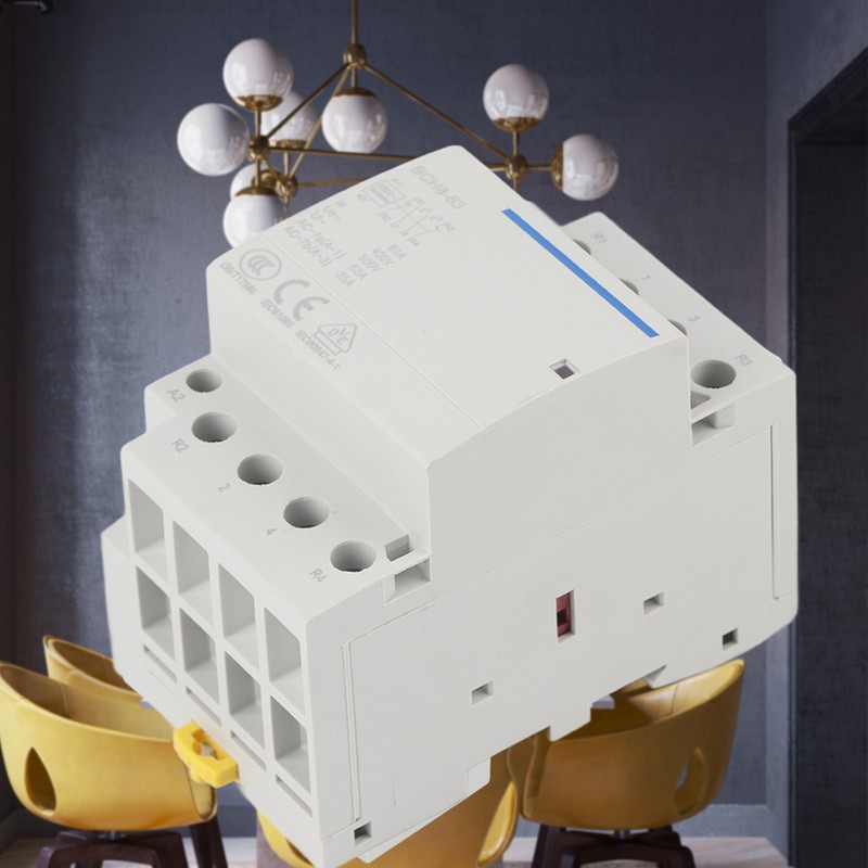 4P 63A 24V/ 50/60Hz Household AC Contactor 2NO2NC (230VAC)