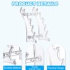PATIKIL 2Pcs Horizontal Acrylic Pen Holder Display Stand Pen Rack