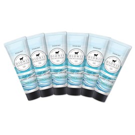 Dionis - Goat Milk Skincare Scented Hand Cream, Travel Size Self Care Moisturizing Lotion For Women, Vitamins & Minerals Hydrate Dry Skin - Cruelty Free, Paraben Free, Ocean Mist, 1oz Set of 6