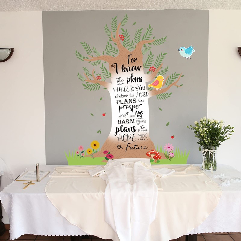 Pajean Christian Bulletin Board Sets Religious Christian Classroom Decor Tree