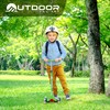 Outdoor Cruiser 3-Wheel Kids Scooter – With Lean-To-Steer technology, Wide