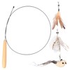 1 SetCat Teaser Wand Set, Cat Wand Toys for Indoor