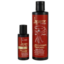 Lycopene Skin Care - Exfoliating Facial Scrub Set - Includes Body Polish and Exfoliating Serum For Face and Body