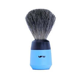 Shaving Brush- Pure Badger- 21mm- Hand Made in Germany (Blue/Black)