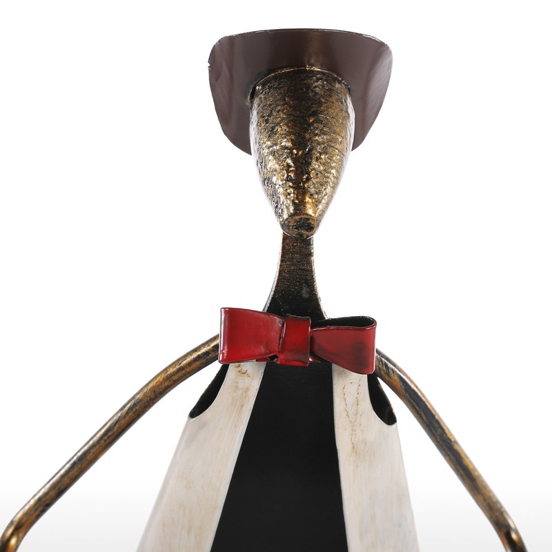 Cowboy Band / Piano Music Piano Playing Metal Iron Sculpture