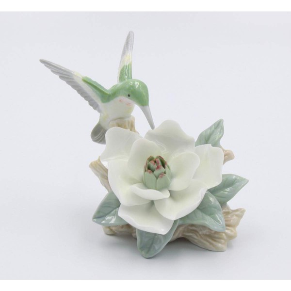Cosmos Gifts 96402 Hummingbird with Magnolia, Green