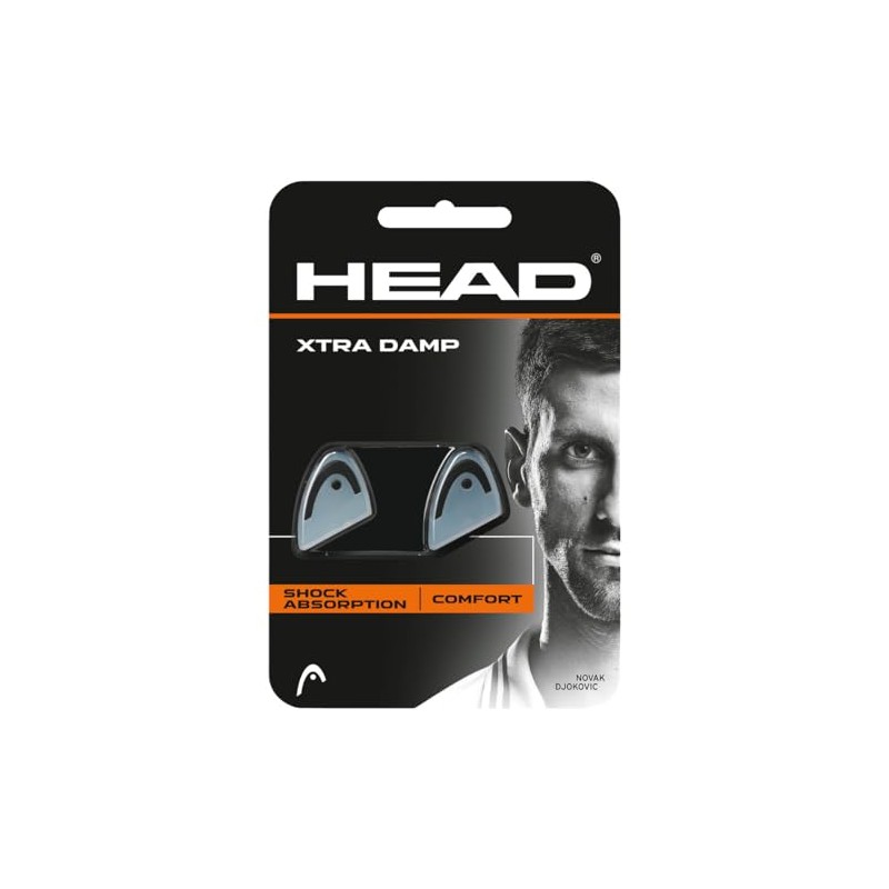HEAD Unisex – Adult's Xtra Damp Tennis Mute, Black, standard