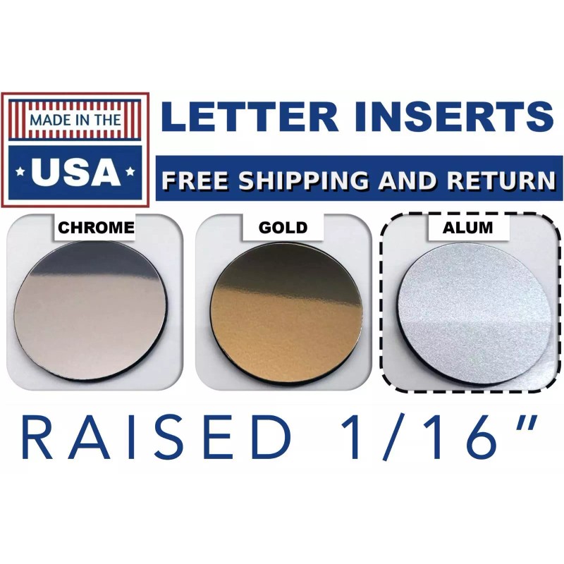 Advanced Trims ALUM DASHBOARD PLASTIC LETTERS FOR TUNDRA 2022 2023