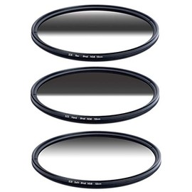 ICE 58mm Grad ND Set Reverse Hard Soft ND8 Filter Neutral Density ND 58 3 Stop Optical Glass