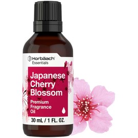 Horbäach Japanese Cherry Blossom Fragrance Oil | 1 fl oz (30ml) | Premium Grade | for Diffusers, Candle and Soap Making, Aroma Sprays, DIY Projects & More