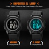 Mens Watch Ultra-Thin Digital Watches Minimalist Sports Watch Waterproof Men