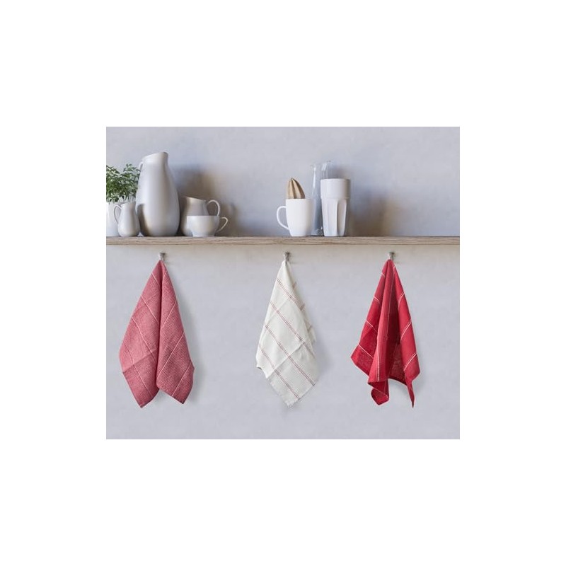 Emma Barclay Utopia 3 Pack Waffle Kitchen Tea Towel Set