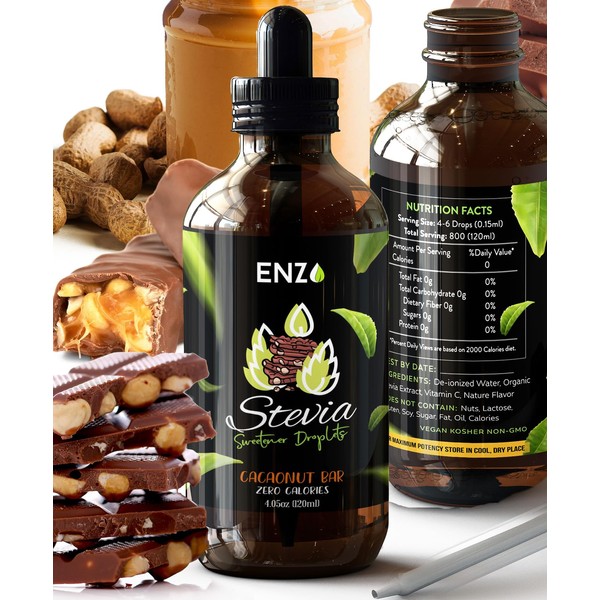 Chocolate Peanut Butter Liquid Stevia Drops (8oz) Bottle - Our