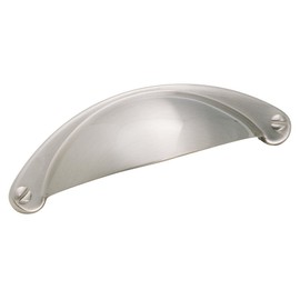 Amerock TPK9365G10 Essential'Z 2-1/2 in (64 mm) Center-to-Center Satin Nickel Cabinet Pull - 10 Pack