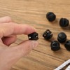 10 PCS Plastic Cord Locks End Spring Stop Toggle Stoppers