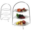 Telleretagere 3-stufig in Chrom Größe: 30,5cm H x 22,5cm Ø